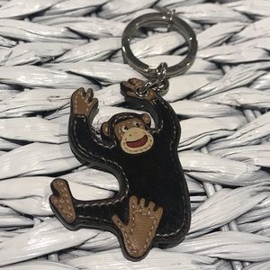 coach monkey keychain
